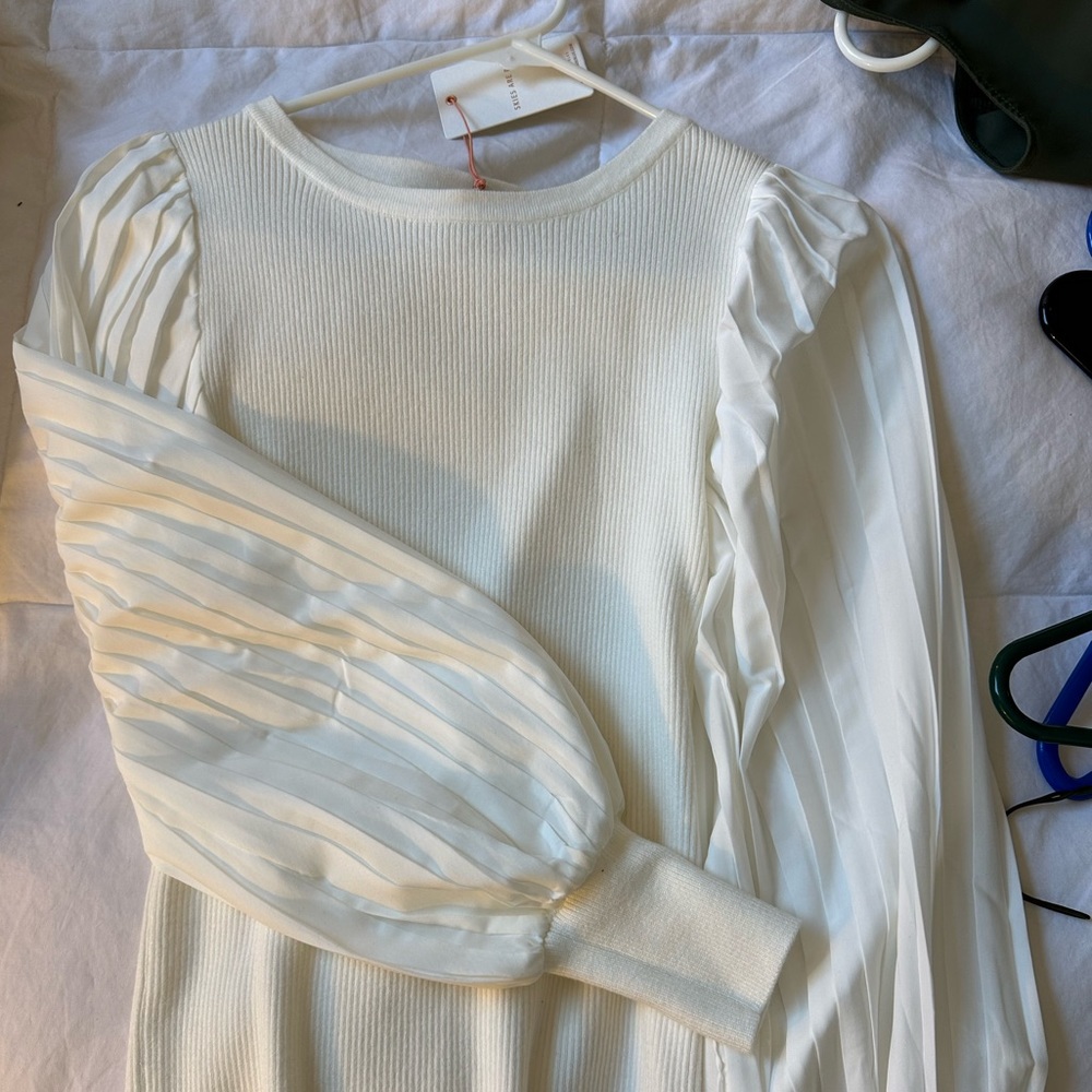 skies are blue sweater blouse size s
